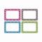 Teacher Created Resources All Grade Self-Adhesive Name Tags, 3.5 x 2.5, Chevron Border Design, Assorted Colors, PK36, 36PK TCR5526 - alternate 1
